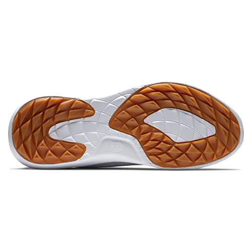 Women's FootJoy FJ Flex Disc Golf Shoes, White/Tan
