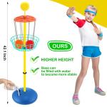 Mini Disc Golf Basket Set with 10 Discs