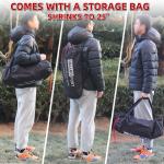 PDGA Approved - Portable Disc Golf Basket with 16 Heavy Duty Chains, Foldable...