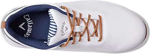 Callaway Women's Coronado v2 Golf Shoes, White/Navy, Size 7