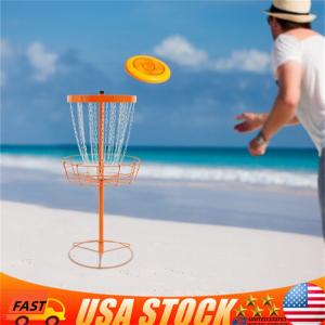 24-Chain Portable Disc Golf Basket for Practice