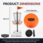 Hathaway 6-Player Portable Disc Golf Set