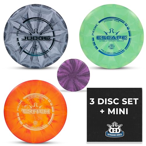 Dynamic Discs Prime Burst 3 Disc Golf Starter Set