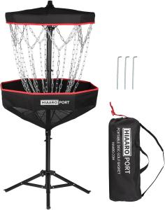 HIAARO 16-Chain Portable Disc Golf Basket