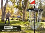 HIAARO PRO PDGA Disc Golf Basket with 24 Chains