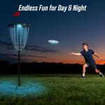 Adjustable Portable Disc Golf Basket with 24/12 Chains