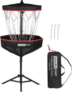 Portable PDGA Approved Disc Golf Basket with Chains