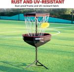 Portable PDGA Approved Disc Golf Basket with Chains