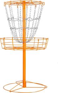 Portable Disc Golf Basket Practice Set with Chains