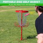 GoSports Portable 24 Chain Disc Golf Basket