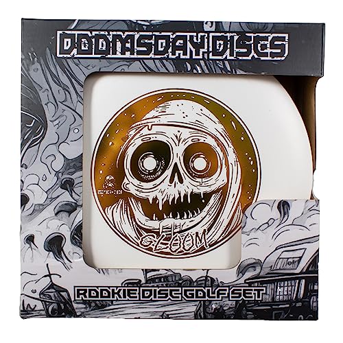 DOOMSDAY DISCS Rookie Disc Golf Set: Putter, 2 Midrange Discs, Premium Driver