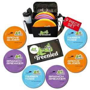 Complete Disc Golf Set: 6 Discs, Bag, Accessories