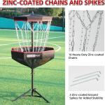 Portable PDGA Approved Disc Golf Basket with Chains
