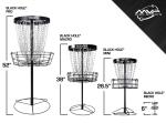 Black Hole Mini 24-Chain Disc Golf Basket