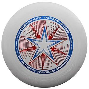 White Ultra-Star 175G Ultimate Disc for Disc Golf