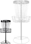 Mini 24-Chain Disc Golf Basket - Black Hole