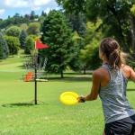 Yaheetech Portable Disc Golf Basket with Chains