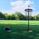 Portable Disc Golf Basket with 24 Heavy Chains