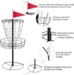 Yaheetech Portable Disc Golf Basket with Chains