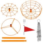 Butterslay Portable 12-Chain Disc Golf Basket