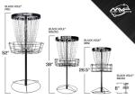 Portable Mini Disc Golf Basket - 24 Chains