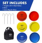 Portable Disc Golf Basket with Heavy-Duty Chains
