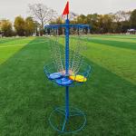 Portable Disc Golf Basket with Heavy-Duty Chains