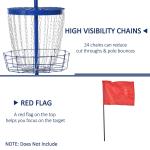 Portable 24 Chain Disc Golf Basket with Bag