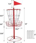 Yaheetech Portable Disc Golf Practice Basket Set