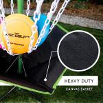 Portable Disc Golf Basket with Chains
