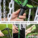 Portable Disc Golf Basket with Chains - Franklin Sports