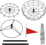 Portable Disc Golf Practice Basket with Chains