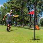 Portable Disc Golf Practice Basket with Chains
