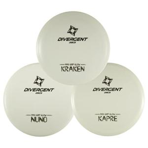 3-Piece Glow-in-the-Dark Disc Golf Set by Divergent