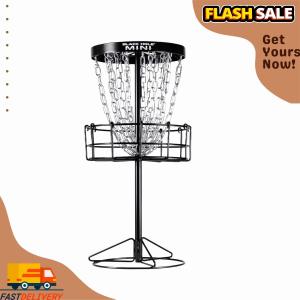 Mini 24-Chain Disc Golf Basket - 26.5" Tall