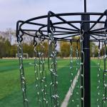 Portable Disc Golf Basket with 24 Heavy Duty Chains