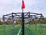 Portable Disc Golf Basket with 24 Heavy Duty Chains