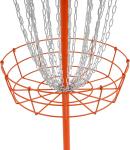 Portable 24-Chain Disc Golf Practice Basket
