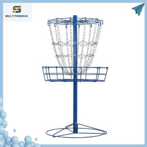 Portable Disc Golf Practice Basket with Chains