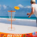 24-Chain Portable Disc Golf Basket for Practice
