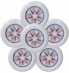 6 Pack of White Discraft Ultra-Star 175g Discs