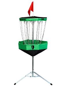 DGA Mach Lite Green Portable Disc Golf Basket