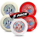 5 Pack of 175g WHAM-O Disc Golf Discs