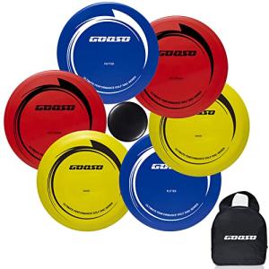 6-Pack Disc Golf Set with Bag: Driver, Mid-Range, Putter