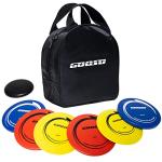 6-Pack Disc Golf Set with Bag: Driver, Mid-Range, Putter