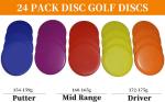 GOOSO Disc Golf Starter Set 24 Pack - DIY