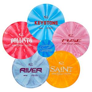 Latitude 64 Frisbee Golf Set with 5 Discs