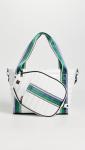 Think Royln Women's Ace of The Court Pickleball Bag, White Patent, One Size