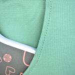 Picklefab Designer Pickleball Bags for Women | Canvas & Vegan Leather Pickle Ball Tote Bag with Cover Pockets for 4 Paddles | 12"x14"x5.5" Medium Tote Bag with Paddle Pocket & Fence Hook (Green)