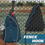 Ytonet Tennis Bag, Tennis Sling Backpack Crossbody Water Resistant for Men Women, Compatible for Pickleball Badminton Rackets